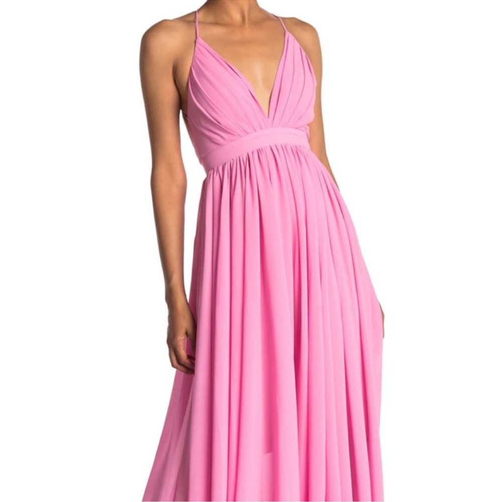 Meghan Fabulous Hot Pink Evening Dress